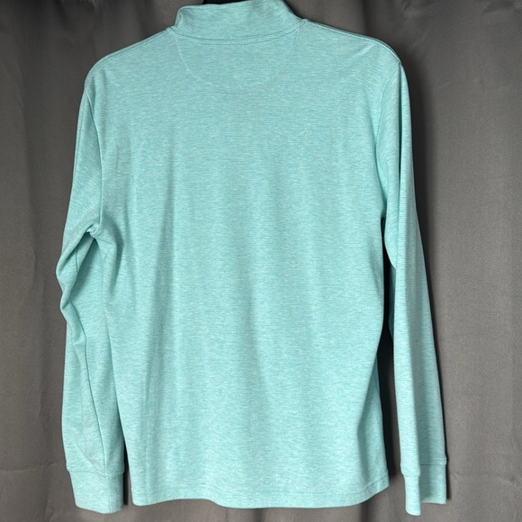 Vineyard Vines Men's Light Green Quarter-Zip - Picture 3 of 3